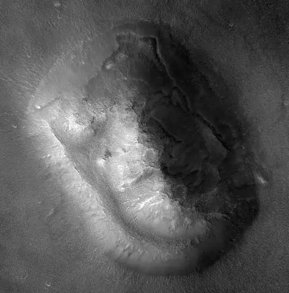 2007 HiRISE Image of Mars Face
