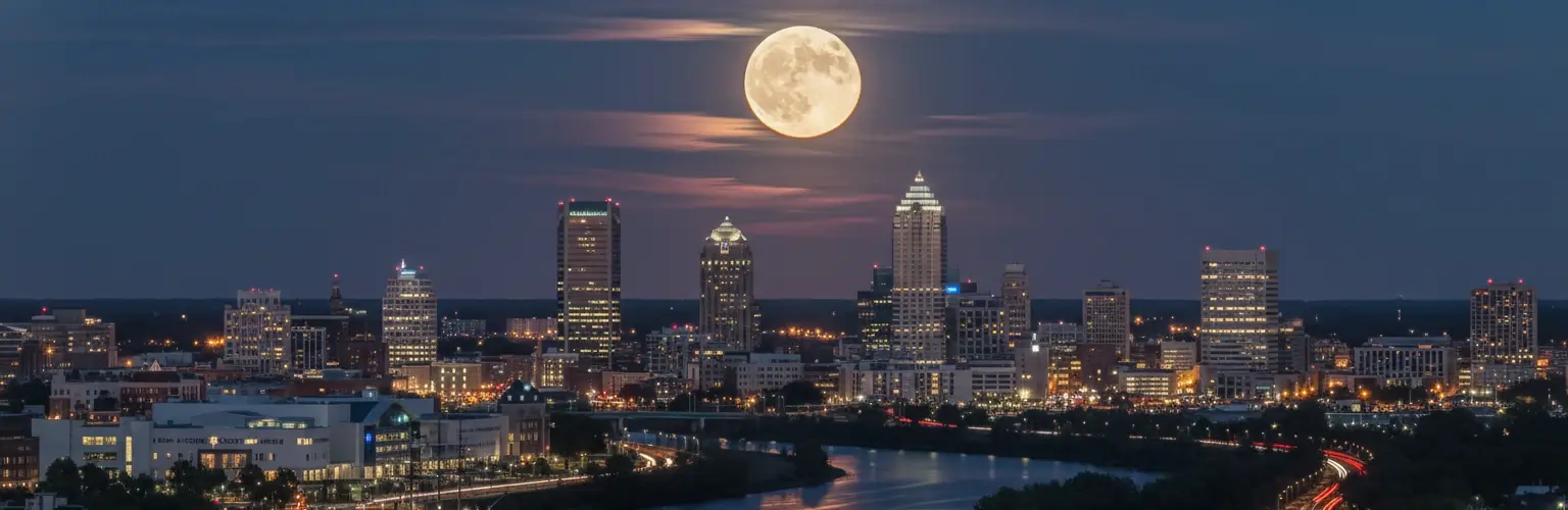moonrise-over-wilmington-delaware