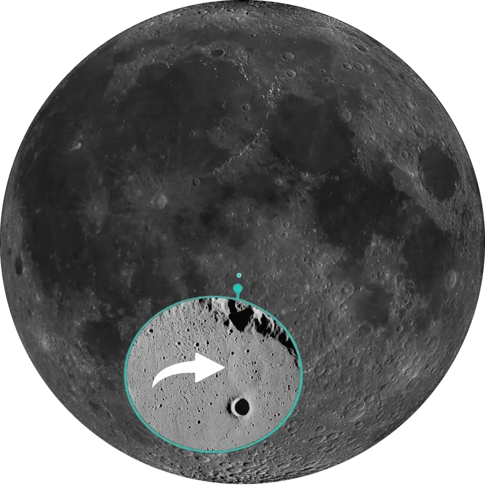 L75 Ptolemaeus B-lunar-100-map-coordinates