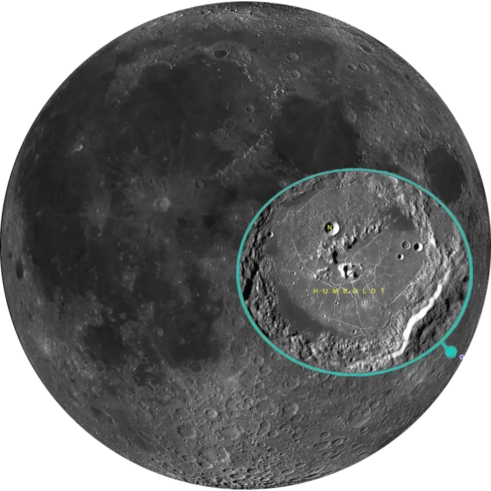 L87 Humboldt Crater-lunar-100-map-feature-coordinates
