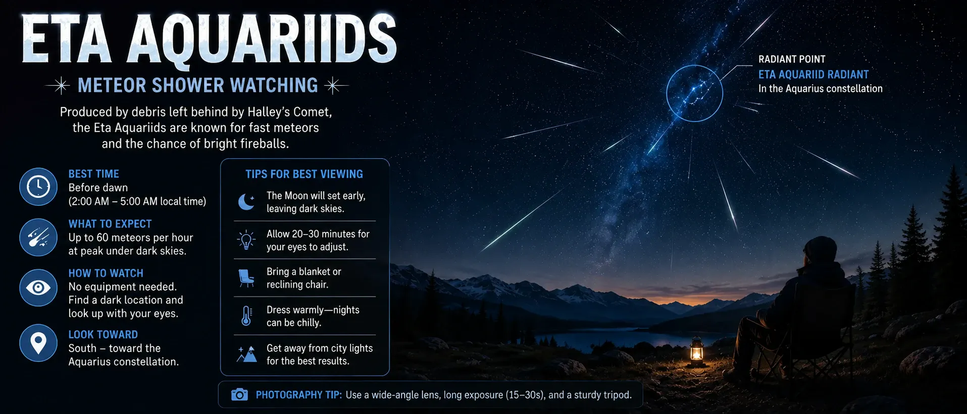 How to watch meteor showers