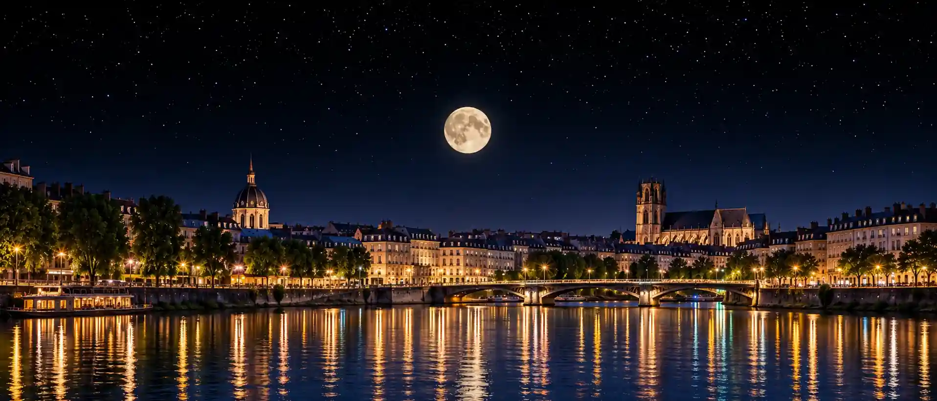 Nantes, France-current-moon-phase-today