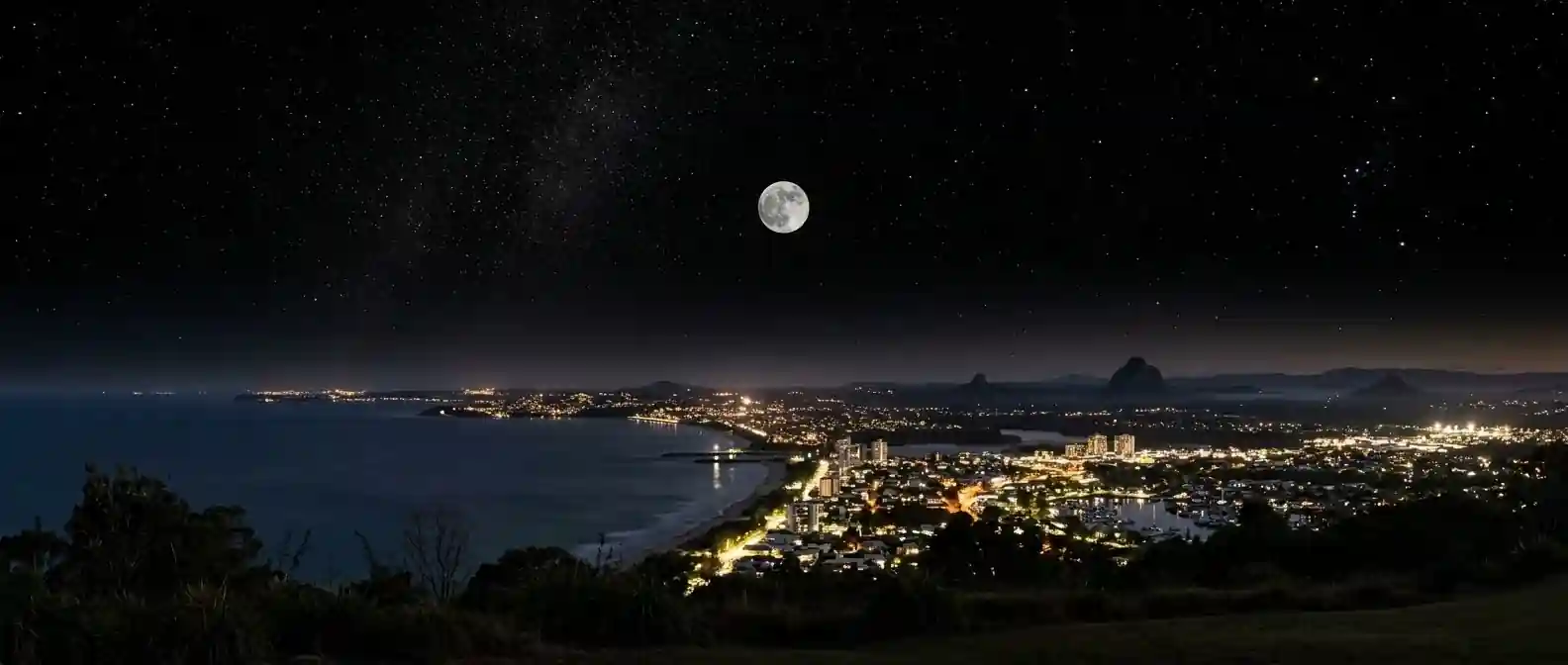 Sunshine Coast, Australia-moon-phase-currently