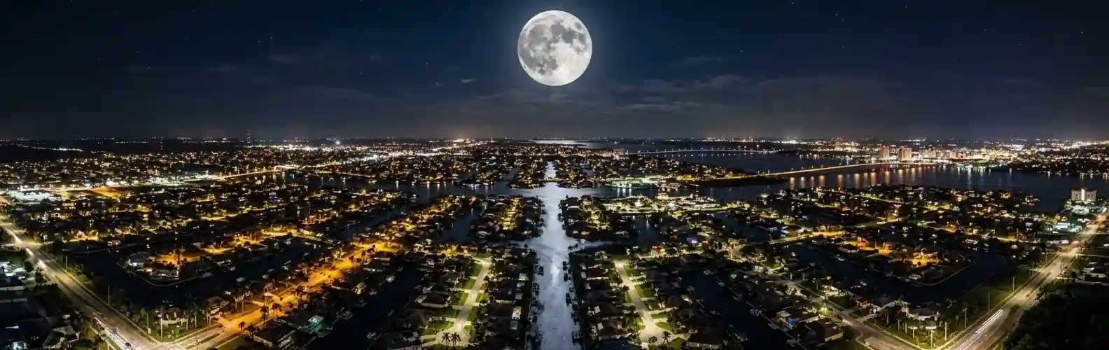 moon-over-cape-coral-florida