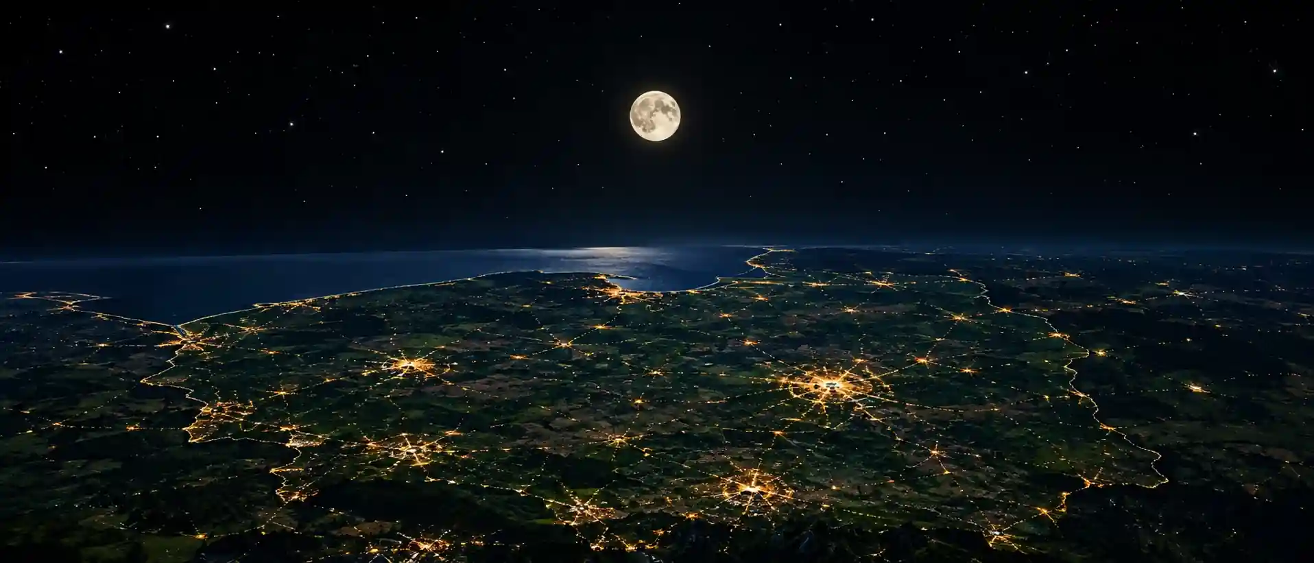 moon-phase-poland-skyline