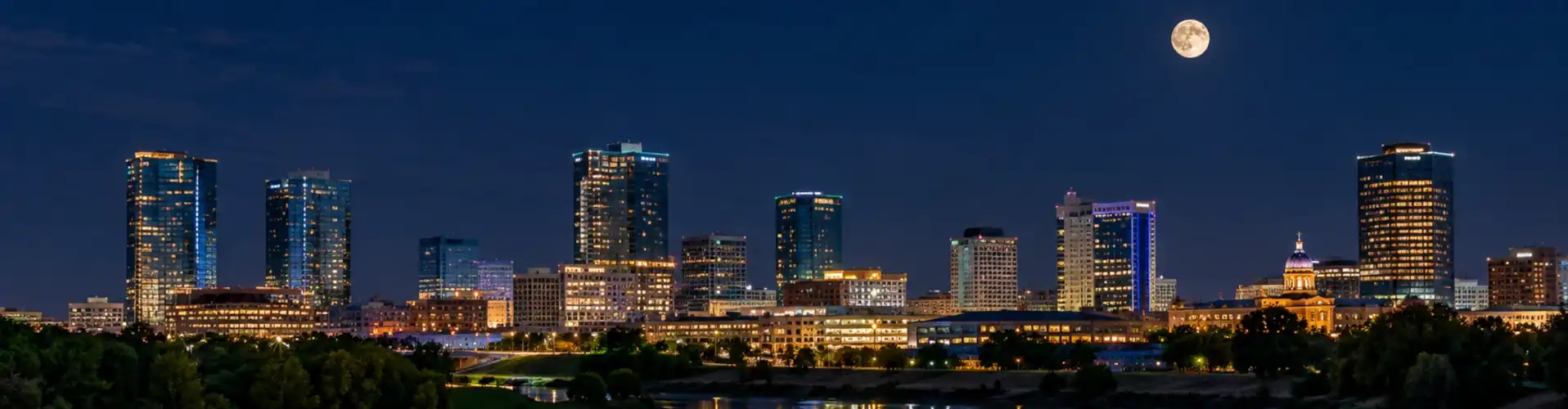 moon-phase-today-fort-worth-skyline
