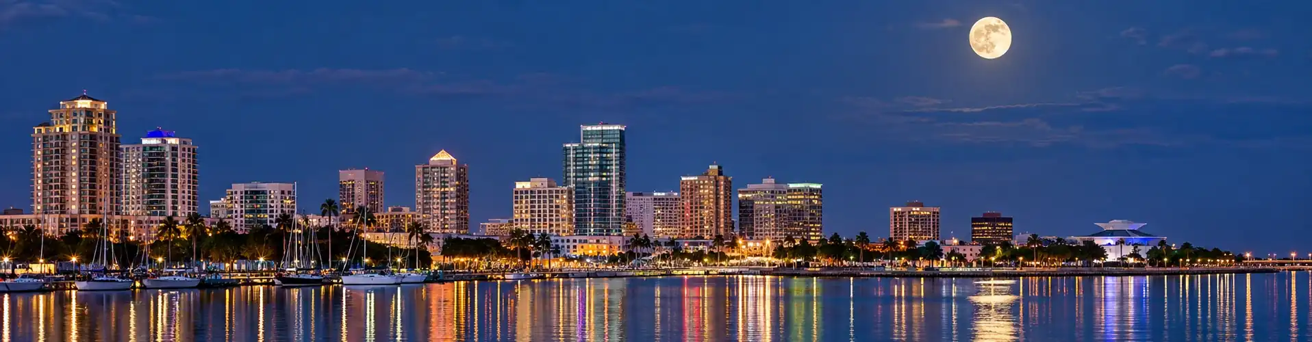 moon-phase-today-st-petersburgh-florida-skyline